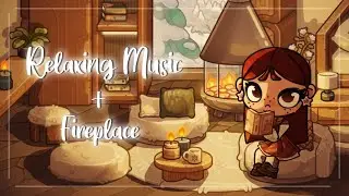 🌸LoFi Cozy Vibes ☕️🎧 | Relax & Study 📚With Avatar World ✨ 1 hour of lofi focus music and fireplace 🔥