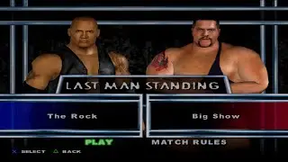 WWE SmackDown! Here Comes the Pain - The Rock VS Big Show (LAST MAN STANDING)