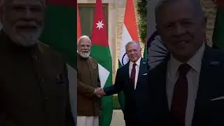 Narendra Modi's visit to Jordan🇮🇳🇯🇴