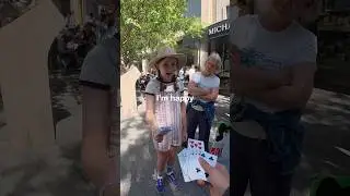 Мама была поражена больше, чем её ребёнок #уличнаямагия