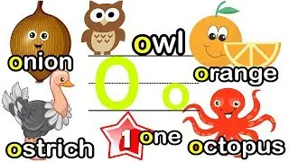 Letter &ldquo;O&rdquo; | O is for Ox Owl Ocean Orange | ABC 英文字母O