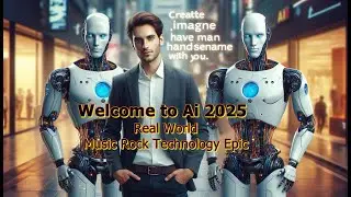 Welcome to Ai 2025 Real World, Music Rock Technology Epic, Title