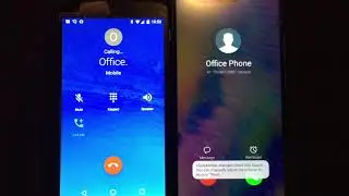 Receiving a whitelist call on bSafeMobile.