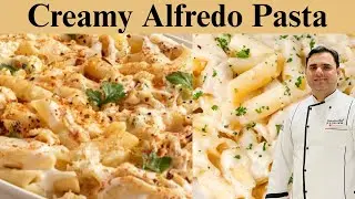 Easy recipe of chicken Alfredo pasta | #cookin with chef Farrukh |#food #viralvideo 