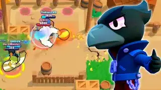 Brawl stars captain crow gameplay | Crow guide brawl ball