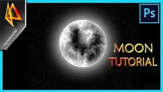 How to Create Moon in Photoshop CC 2017 ; Moon tutorial photoshop ; Techdroid4u