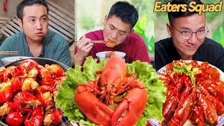 Lots Of Prawns And Chicken Drumsticks!丨food Blind Box丨eating Spicy Food And Funny Pranks