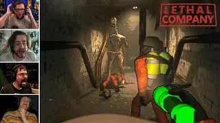 Lethal Company, Top Twitch Jumpscares Compilation Part 14 (Horror Games)