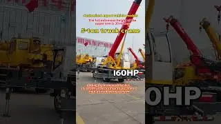 5-ton truck crane #truckcrane  #STCM #cranetrugardment #heavyweightliftingmini #crane #MadeinChina
