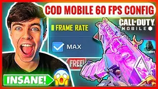 How to unlock 60 Fps & Max Graphics Codm Global / Garena Best 60 Fps Config For Cod mobile Season 8