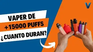 &iquest;Cu&aacute;nto dura un vape de 15000 puffs o m&aacute;s? 🧐
