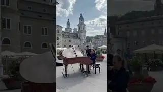 Open Piano Salzburg #publicpiano @openpianoforrefugees