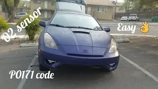 Toyota celica 2003 GTS O2 sensor plus upstream sensor replacement (Spanish)