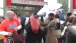 7DTV16: Burlington Pillow Fight Flash Mob