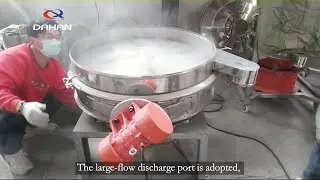 Direct discharge vibrating sieve gypsum powder test