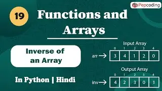 Inverse of an Array | Module : Basics of programming | In Hindi | Python | Video_19