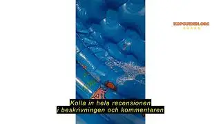 Produktrecension av Sunshine smile Uppbl&aring;sbar plaskbass&auml;ng, 100 x 40 cm, pool, uppbl&aring;sbar pool, 3 ri