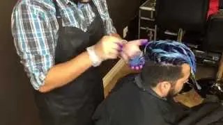Blue ombre