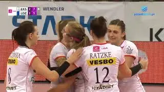 Roberta Ratzke | ŁKS Commercecon Ł&oacute;dź  | Melhores Momentos | TAURON League Highlights
