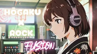 Traditional Hōgaku X Rock Fusion 🎸 | BGM for Study, Focus, and Work 🌌