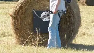 Eric Bradshaw masters compound bow and hits bullseye