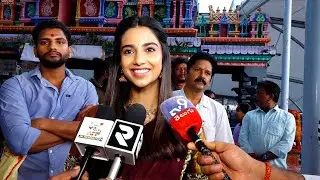 Heroine Menakshi Chowdary Visiting Vijayawada Kanakadurga Temple | JAI SWARAJYA TV
