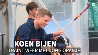 Koen Bijen traint weer met Jong Oranje