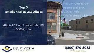 Top 3 Personal Injury Lawyers Cannon Falls