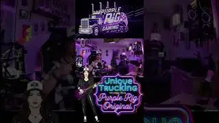 Late Night Diesel Vibes on Black Asphalt💜|ATS / ETS2 #ats  #shorts #youtubeshorts