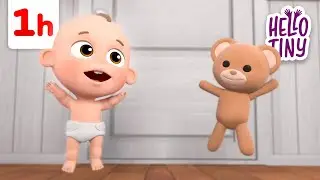 Teddy Bear Song | 1 Hour of Best Kids Songs Collection | Hello Tiny Nursery Rhymes