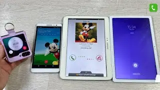 Tablet Lenovo M770 vs Samsung Tab4 incoming Call Samsung Tab A8+ ZFlip5