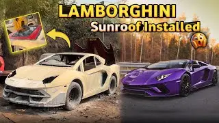 Lamborghini Mai Sunroof Laga Diya 🔥#handmadesupercar 