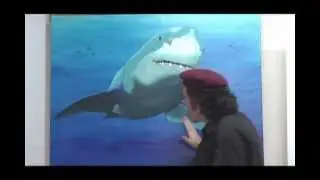 Art Lesson: How to Paint a Giant Shark Using Oil Paint