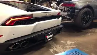 Lamborghini Huracan With Gintani Flame Tune!