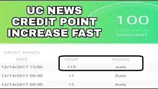 how to in increase uc news credit point with proof | part 2
