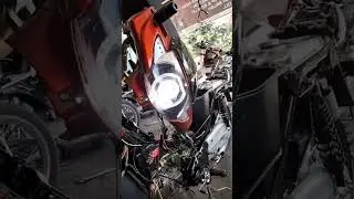 Honda wave 125 pasang headlamp biled 2,5 inch