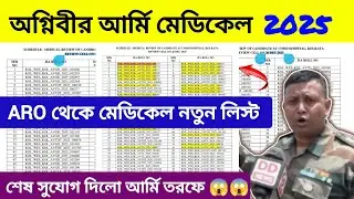 Agniveer Army review medical date | army kolkata ARO medical update | agniveer Army 2nd list