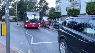 Buses and cablecars  in Gibraltar 🇬🇮. Public transport Gibraltar