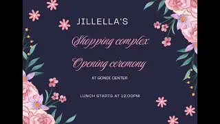 JILLELLA'S SHOPPING COMPLEX INAUGURATION CERMONY || AT GONDI || LIVE BY RJS LIVE MEDIA 9347177757
