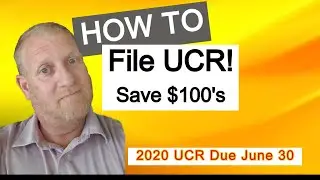 How to File UCR Online - Do It Yourself in 3-mins and save $100+