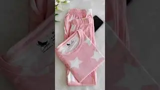 Women's Knitted Cotton Night Suits with Pocket | Night Dress | #cotton #nightsuit #nightdress