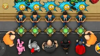 Robbery Bob - All Costumes Funny Video Game Part 469