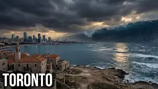 Unbelievable! Mega Tsunami Hits Toronto | AI Disaster Simulation Shocks the World