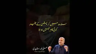 Ali Khurshidi | Sindh Government | Corruption  #MQMPakistan #AliKhurshidi #ppp #corruption