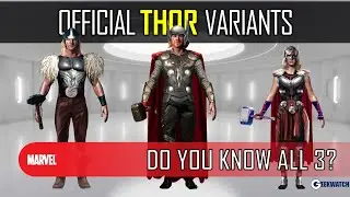 Get to know all 3 OFFICIAL Live-Action THOR | v1.0