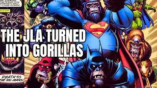 The Justice League become Gorillas