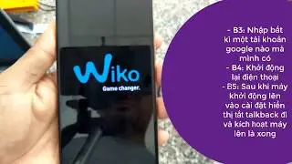 X&Oacute;A X&Aacute;C MINH T&Agrave;I KHOẢN GOOGLE WIKO VIEW MAX W_P200CM