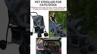 Pet Gear NO-Zip Happy Trails Lite Pet Stroller for Cats/Dog, dog stroller large, dog stroller small