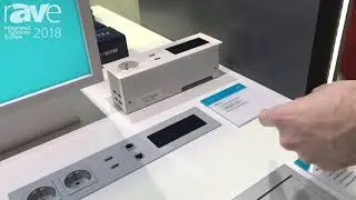 ISE 2018: OneAV Shows Modular PanConnect Desk Connection Panel Series