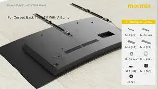 monTEK Heavy-Duty Fixed TV Wall Mount Installation Video